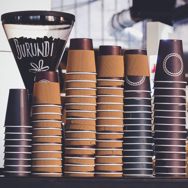 Coffee paper cups - image #187911 gratis