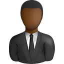 Black Business User - Free icon #191001