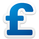 Sterling Pound Currency Sign - icon #192921 gratis