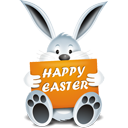 Happy Easter Bunny - Free icon #193851
