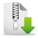 Zip File Download - Free icon #194251