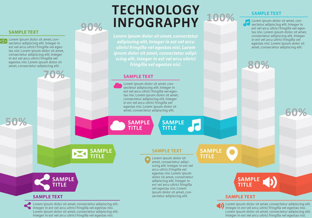 Tech Infography - Free vector #199501