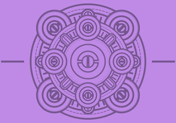 Modern Mandala Background - vector #199991 gratis