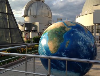 Big globe near Moscow Planetarium - image #200691 gratis