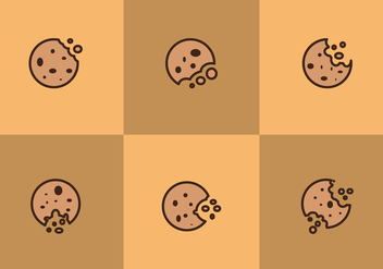 Free Bitten Cookies Vectors - Free vector #200881
