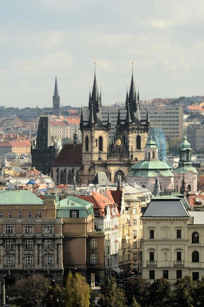 view of the Tyn Church in Prague - Kostenloses image #201481
