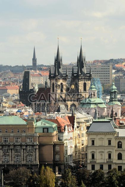 view of the Tyn Church in Prague - бесплатный image #201481
