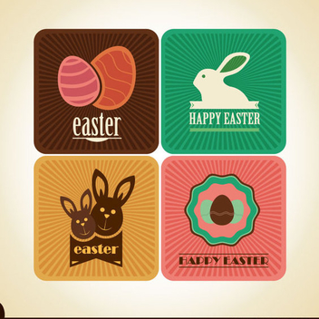 Free Easter Vector Card Designs - Free vector #202531