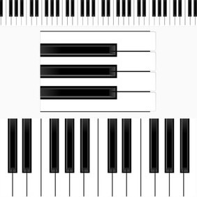Piano Keyboard Illustration - бесплатный vector #202821