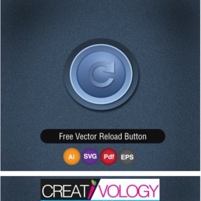 Free Vector Reload Button - Kostenloses vector #203301