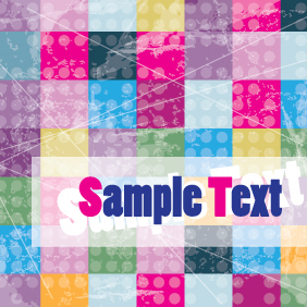Colorful Cubes Background Card Design - бесплатный vector #203481