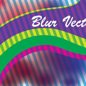 Lined Colored Blur Free Vector - Kostenloses vector #203831