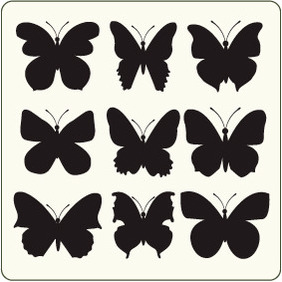Butterflies 12 - vector gratuit #204521 