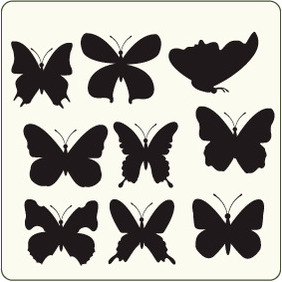 Butterflies 10 - vector gratuit #204591 