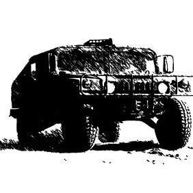 Humvee Vector - vector gratuit #205031 