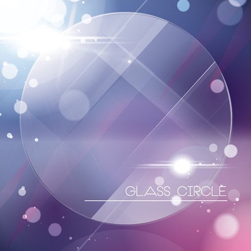 Glass Circle - vector gratuit #207621 