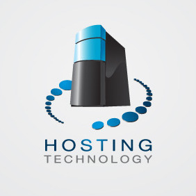 Hosting Logo 02 - бесплатный vector #207661
