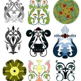 Cusacks Freehand Ornament Patterns - бесплатный vector #207921