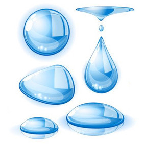 Water On Blue Background - vector gratuit #208021 
