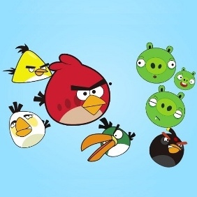 Angry Birds Vector - Kostenloses vector #209601