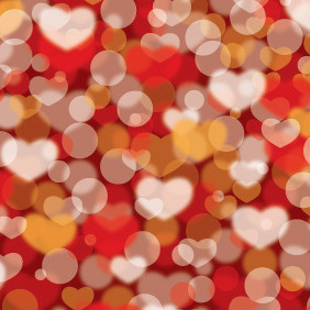 Valentines Defocus Background - vector #210841 gratis