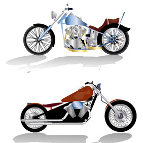 Free Harley Davidson Bikes Vector Format - vector gratuit #211371 