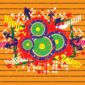 Color Party Banner - бесплатный vector #211761