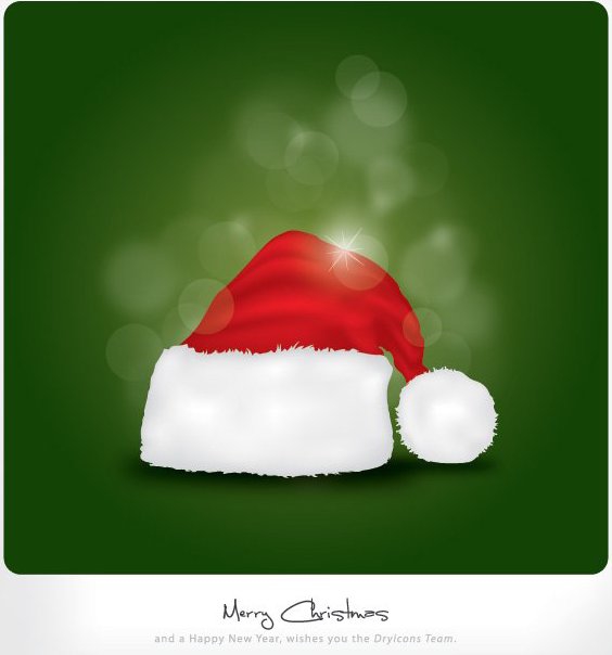 Merry Christmas from Dryicons - Free vector #214731