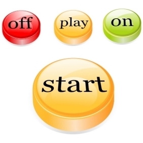 Set Of Various Buttons - Free vector #215501