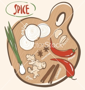 Free spices set vector - Free vector #215531