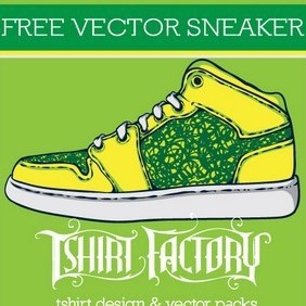 Free Vector Sneaker - vector gratuit #216491 
