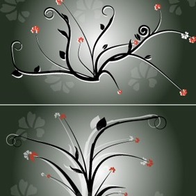 Free Flower Ornaments Vector-4 - Free vector #216601