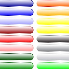 Colorful Menu Buttons - бесплатный vector #216821