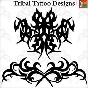 Tribal Tattoo Designs - бесплатный vector #217301