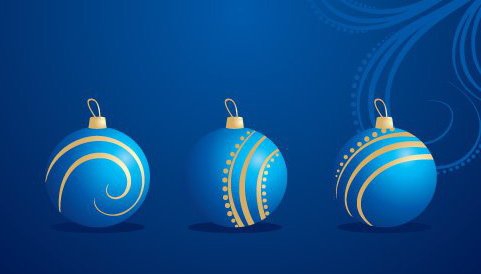 Christmas Decorations - Free vector #217631