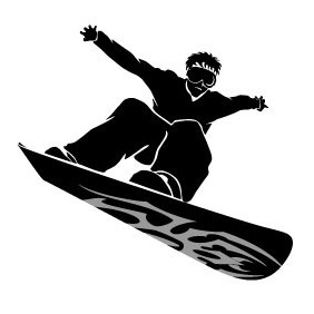 Snowboarder Vector - Kostenloses vector #217861