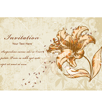 Free vintage floral background vector - Kostenloses vector #219541