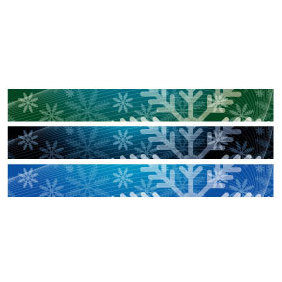 Christmas 728x90 Banner Backgrounds - Free vector #219831