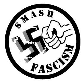 Smash Fascism Vector Sticker - Free vector #219971