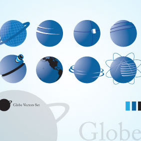 Globe Vectors - Free vector #221631