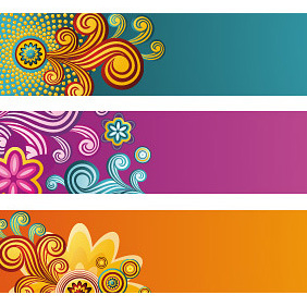 Beautiful Banners - Free vector #222241