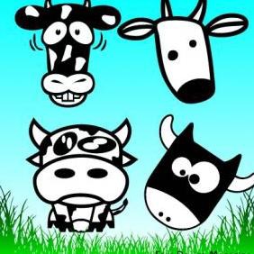 Cows - vector #223101 gratis