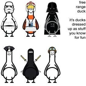 Free Range Duck - vector gratuit #223301 