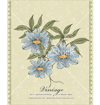 Free grunge floral frame vector - Free vector #224451