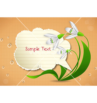 Free spring frame with floral vector - Kostenloses vector #225761