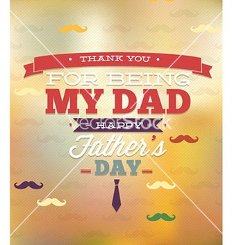 Free fathers day vector - Free vector #225771