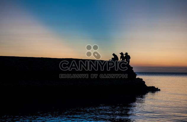 Silhouettes at sunset - image gratuit #271871 