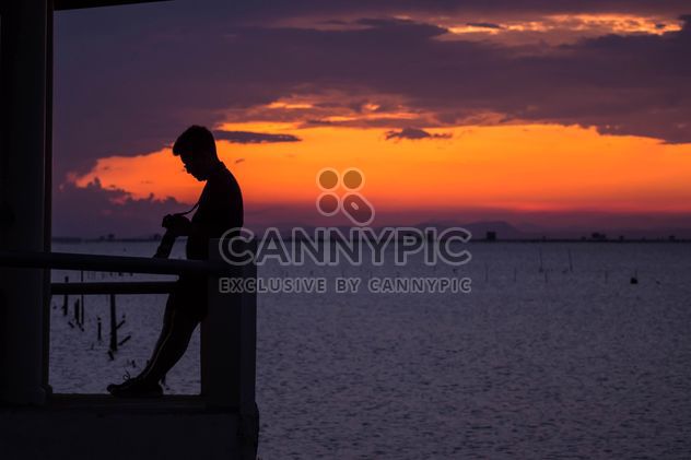 Silhouettes at sunset - Free image #271891