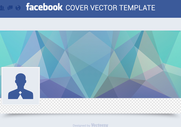 Free Facebook Cover Vector Template - vector gratuit #272381 