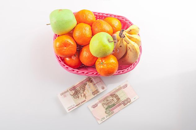 Fruit for 3 dollars, Russia, St. Petersburg - Free image #272561